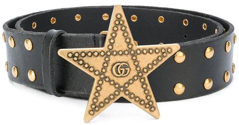 gucci star buckle belt|Gucci belt buckle for sale.